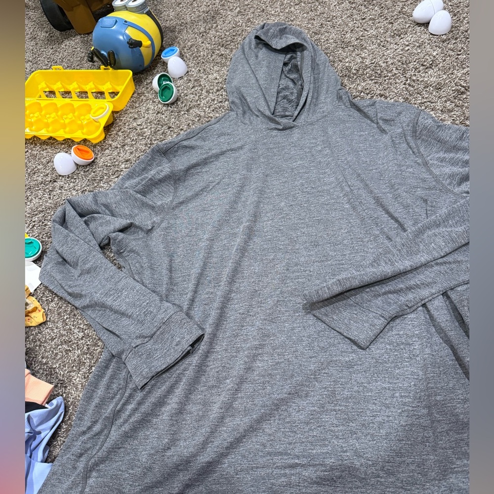 🍝All in Motion Heather Gray Hoodie